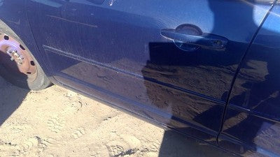 06-12 Ford Fusion Driver Left Front Moulding From Door Trim Strip Dark Blue Dx