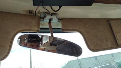 1974 Dodge Van B200 Inside Rear View Mirror Oem Windshield Mounted