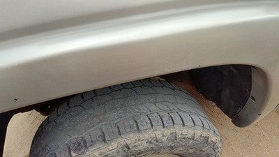 99-02 Silverado 2500 Driver Left Front Wheel Flare Moulding Fender Pewter 11U