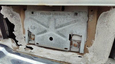1981 Chevy Malibu Fuel Tank Door With Hinge Gas Lid Oem Filler Tan