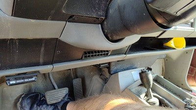 1986-1994 S10 Blazer Lower Dash Under Column Knee Bolster Trim Panel Oem Gray
