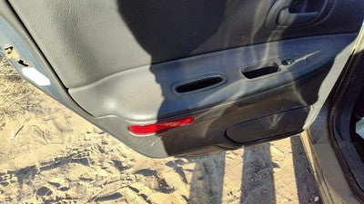 02-03 Dodge Intrepid Driver Left Rear Door Trim Panel With Switches Back Black
