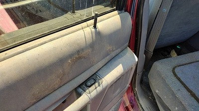 1994 Ford Explorer Driver Left Rear Door Trim Panel With Switches Back Gray