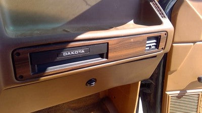 1987-1993 Dodge Dakota Passenger Dash Cup Holder Assembly Oem Slide Out Tan