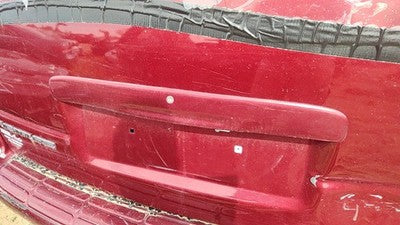 Chevy Venture License Plate Trim Surround Panel Oem Tail Trunk Finish Red 72U