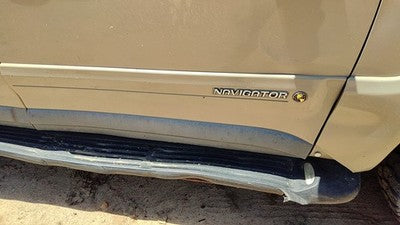 98 Lincoln Navigator Passenger Right Front Moulding From Door Trim Strip Gold Bi