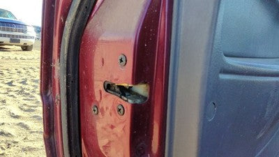 1997 Ford Aspire Driver Left Front Door Latch With Rods/Cables Oem
