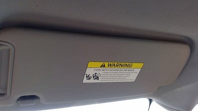 2011-2015 Kia Sorento Passenger Right Sun Visor Oem Black Eb 852201U100h9