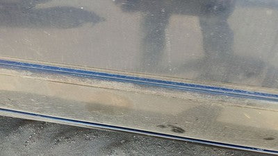 1999 Toyota Camry Driver Left Front Moulding From Door Oem Trim Strip Blue 8L3