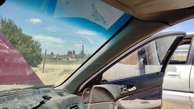 1995 Honda Accord Passenger Right A Pillar Trim Windshield Post Panel Oem Gray