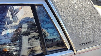 79-91 Grand Marquis Driver Left Rear Vent Window Back Door Glass With Frame Oem