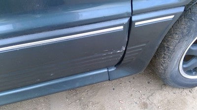 1991 Mitsubishi Galant Vr-4 Passenger Right Front Moulding From Door Trim Green