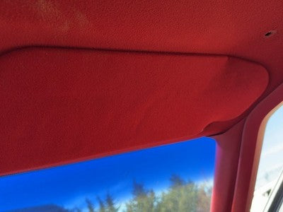 1986 Olds 88 Passenger Right Sun Visor Oem Red