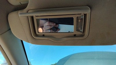 2010-2012 Ford Fusion Driver Left Sun Visor Oem Black Dl Ae5Z5404105Aa