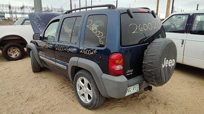 02-06 Jeep Liberty Passenger Right Rear Power Window Regulator With Motor Back