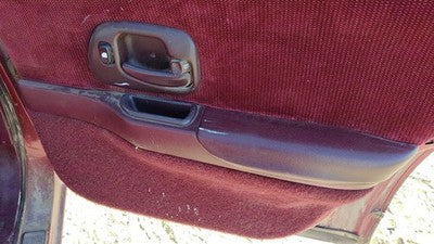 95-97 Chevy Lumina Passenger Right Rear Door Trim Panel With Switches Back Red