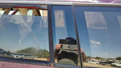 1991-1994 S10 Blazer Driver Left Rear Vent Window Back Door Glass With Frame Oem