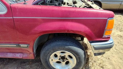 1993-1994 Ford Explorer Passenger Right Front Fender Oem Red F3tz16005a