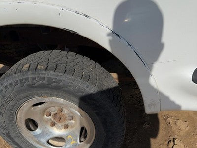 1997-2004 Ford F150 Passenger Right Rear Wheel Flare Moulding Oem Back White Yz