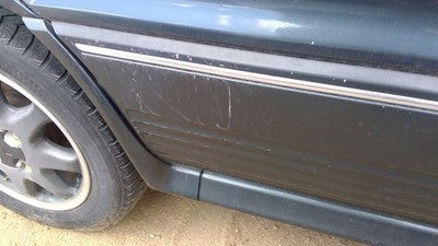 91 Mitsubishi Galant Vr4 Passenger Right Rear Moulding From Door Back Trim Green
