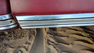 1979 Ford F150 Driver Left Rear Moulding On Front Box Panel Oem