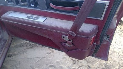 1990 Olds Eighty Eight Passenger Right Front Inside Door Trim Panel Only Oem Red