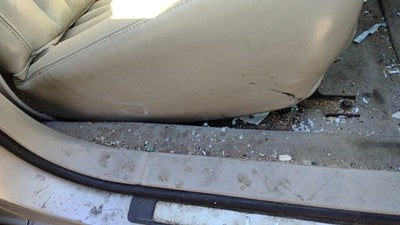 2003 Lincoln Town Car Passenger Right Power Seat Track With Motors Only Oem