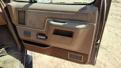 1988 Ford F150 Passenger Right Front Inside Door Trim Panel With Switches Tan