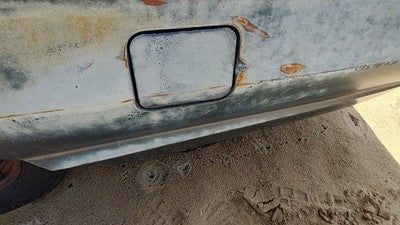 1964 Ford Thunderbird Coupe Fuel Tank Door With Hinge Gas Lid Oem Filler