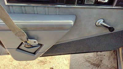1990 Olds 88 Driver Left Front Door Trim Panel Gray