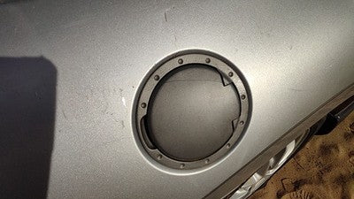 00-05 Eclipse Fuel Tank Door With Hinge Gas Lid Filler A68 Sterling Silver