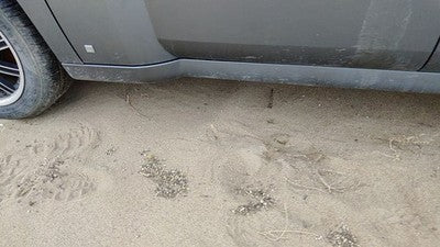 06-07 Chevy Hhr Driver Left Lower Rocker Panel Moulding Side Skirt Silver 42U