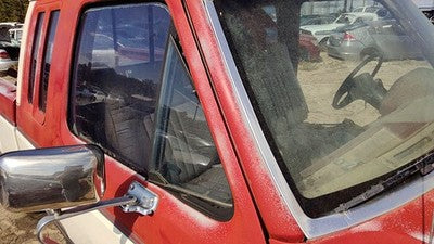 1980-1991 F150 Passenger Right Front Vent Window Small Door Glass With Frame Oem