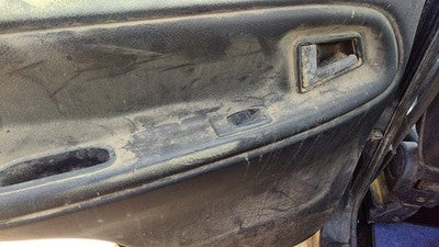 97 Suzuki Sidekick Driver Left Rear Door Trim Panel With Switches Back Gray Gri