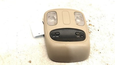 06-08 Dodge Ram 1500 Center Overhead Console Dome Light Map Lamp Cubby Khaki J3