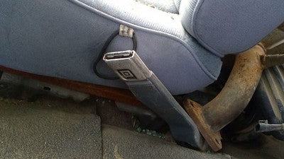 94 Chevy Caprice Passenger Right Front Seat Belt Retractor Oem Shoulder Blue Rh