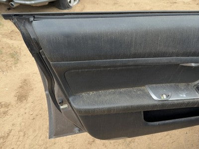 09 Legacy Outback Driver Left Front Door Trim Panel With Master Switch Black