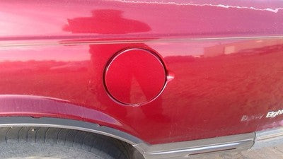 1990 Olds Eighty Eight Fuel Tank Door With Hinge Gas Lid Oem Filler Red