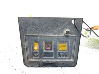 70-72 Datsun 240Z Trim Panel Seat Belt Light Choke Indicator Defrost Switch