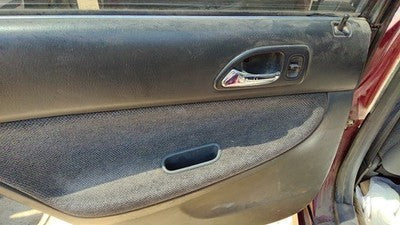 1994-1995 Honda Accord Driver Left Rear Door Trim Panel With Switches Back Gray