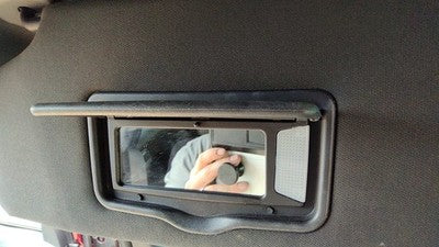 2011-2015 Ford Explorer Driver Left Sun Visor Oem Black Cw Db5z7804105ca