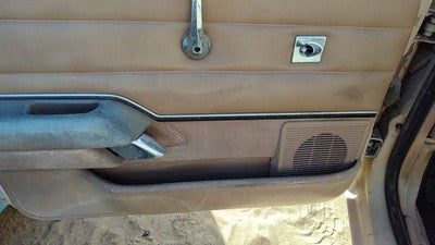 1984 Ford Tempo Driver Left Front Door Trim Panel Manual Windows Tan