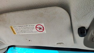 1999 Cadillac Seville Driver Left Sun Visor Oem Tan 503