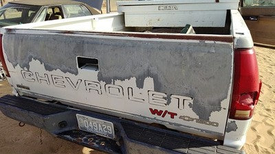 1988-1999 Chevy Silverado 1500 Tail Gate Oem White