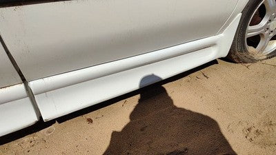 05-08 Uplander Passenger Right Lower Rocker Panel Moulding Side Skirt White 50U