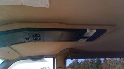 1995 Chevy Astro Center Overhead Console Oem Dome Light Map Lamp Cubby Tan