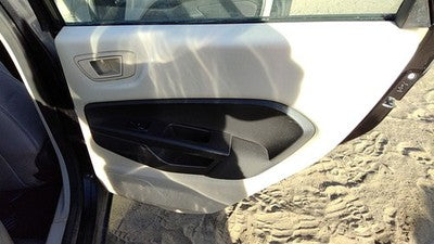 11-13 Fiesta Passenger Right Rear Door Trim Panel With Switches Back Black Dl