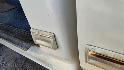 1995 Ford F150 Driver Left Cab Corner Moulding Trim Chrome Oem