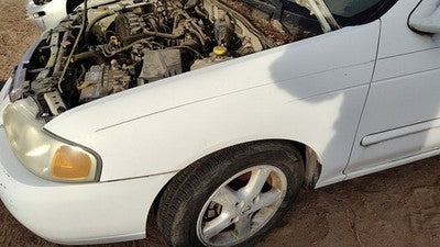 2000-2006 Nissan Sentra Driver Left Front Fender Oem White Qm1 F31015m030