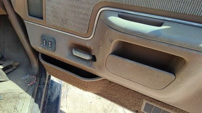 1988 Ford F150 Passenger Right Front Inside Door Trim Panel With Switches Tan